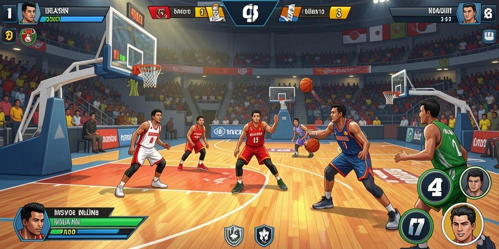 Tampilan awal game dengan karakter menarik dan grafik yang halus.