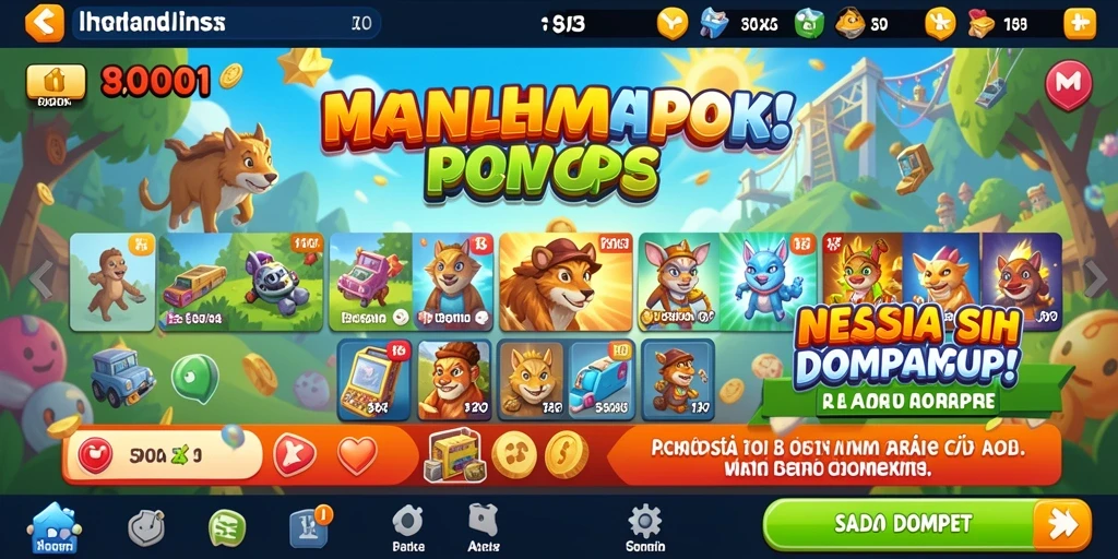 Tampilan antarmuka yang menarik dan modern.