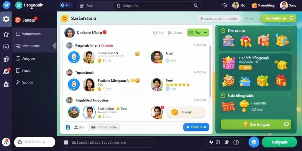 Tampilan antarmuka yang user-friendly dan menarik.