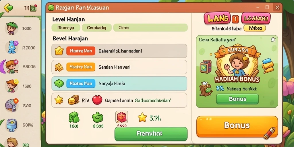 Tampilan utama yang menarik dan mudah dinavigasi.